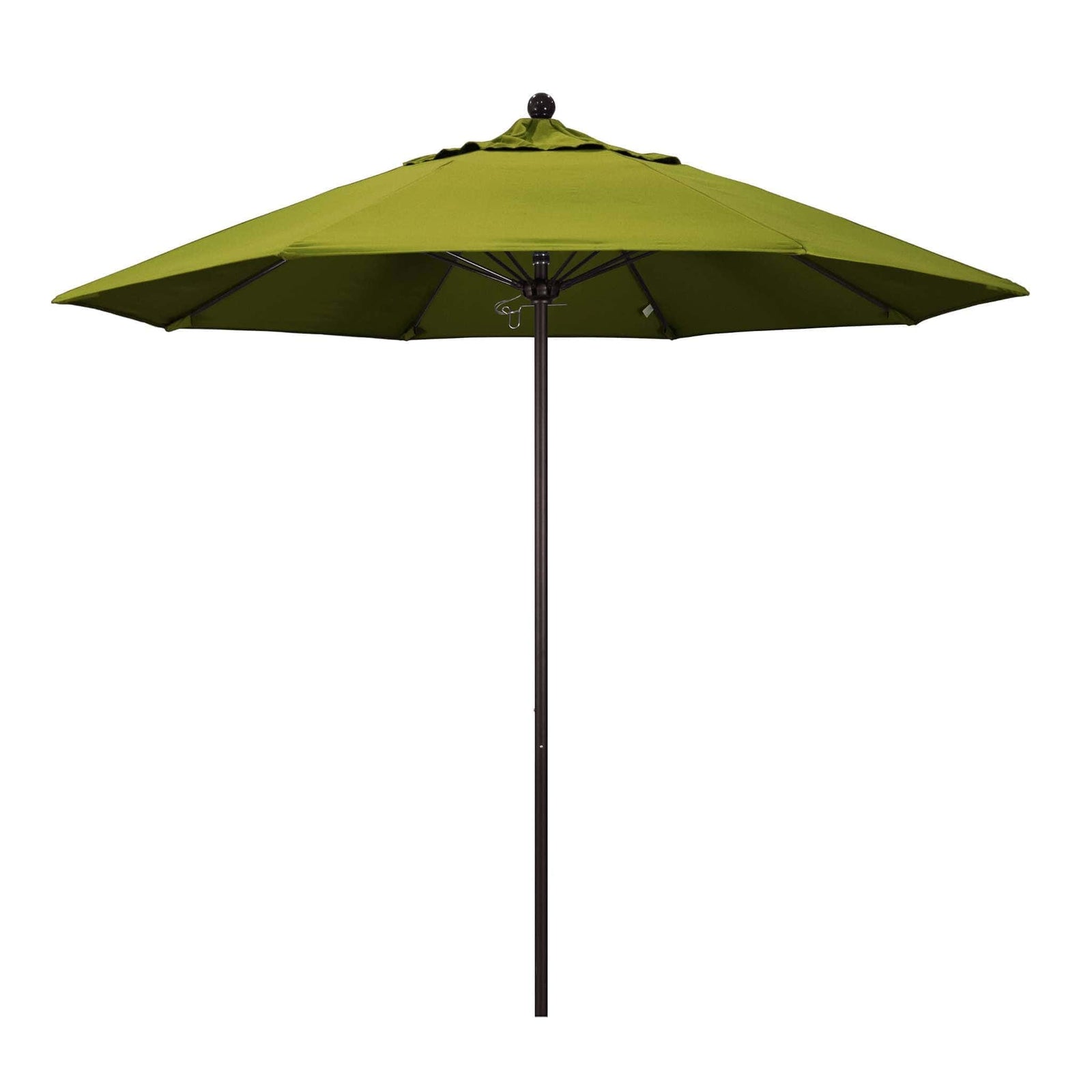 California Umbrellas Kiwi 9' Patio Umbrella Bronze Pole, Olefin Canopy CAL-ALTO908117-F55
