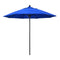 California Umbrellas Pacific Blue 9' Patio Umbrella Black Pole, Sunbrella Canopy CAL-ALTO908302-5401