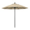 California Umbrellas Antique Beige 9' Patio Umbrella Black Pole, Sunbrella Canopy CAL-ALTO908302-5422