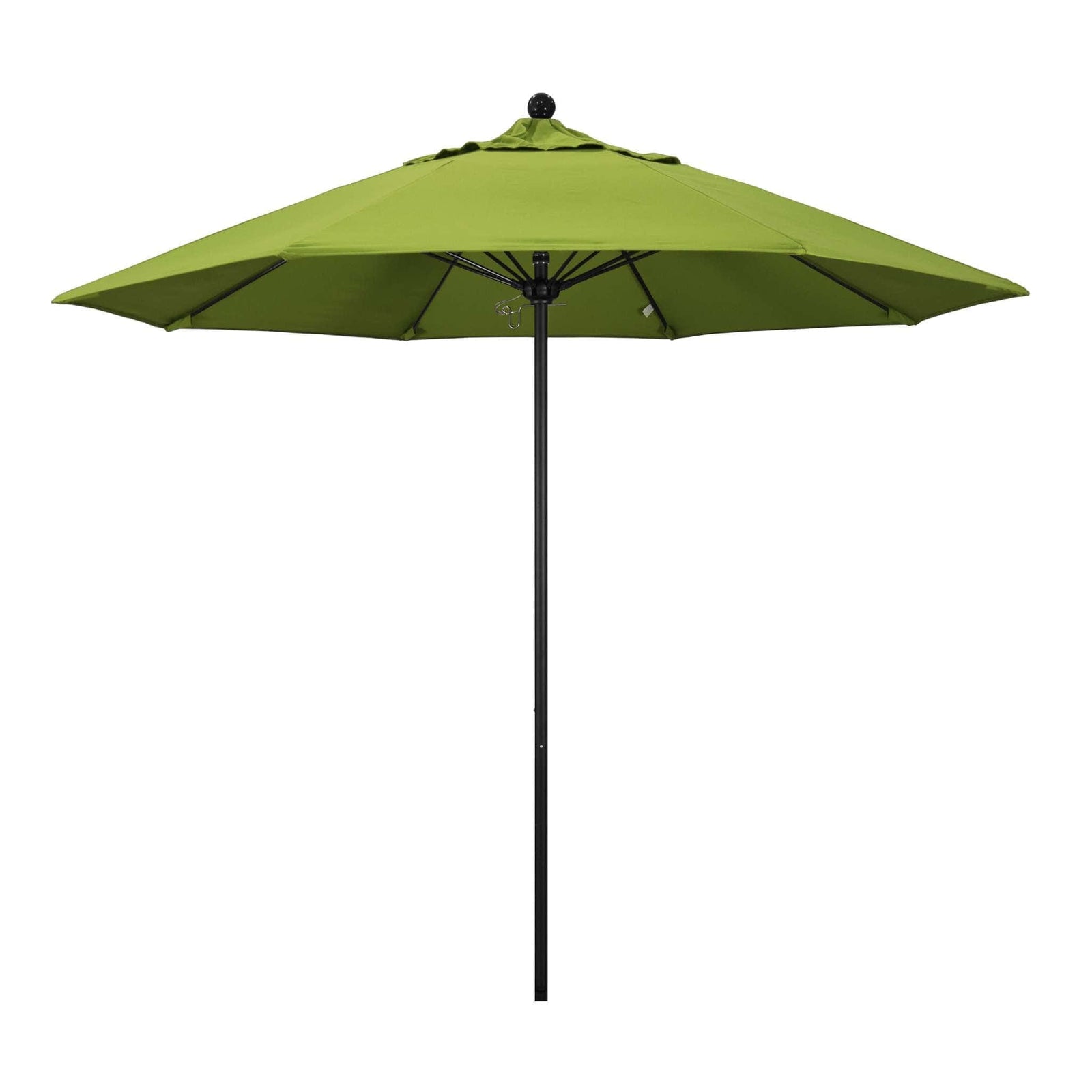 California Umbrellas Macaw 9' Patio Umbrella Black Pole, Sunbrella Canopy CAL-ALTO908302-5429