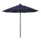 California Umbrellas Navy Blue 9' Patio Umbrella Black Pole, Sunbrella Canopy CAL-ALTO908302-5439