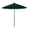California Umbrellas Forest Green 9' Patio Umbrella Black Pole, Sunbrella Canopy CAL-ALTO908302-5446