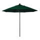 California Umbrellas Forest Green 9' Patio Umbrella Black Pole, Sunbrella Canopy CAL-ALTO908302-5446