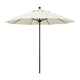 California Umbrellas Canvas 9' Patio Umbrella Black Pole, Sunbrella Canopy CAL-ALTO908302-5453