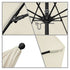 California Umbrellas Canvas 9' Patio Umbrella Black Pole, Sunbrella Canopy CAL-ALTO908302-5453