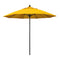 California Umbrellas Sunflower Yellow 9' Patio Umbrella Black Pole, Sunbrella Canopy CAL-ALTO908302-5457