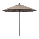 California Umbrellas Taupe 9' Patio Umbrella Black Pole, Sunbrella Canopy CAL-ALTO908302-5461