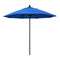 California Umbrellas Royal Blue 9' Patio Umbrella Black Pole, Olefin Canopy CAL-ALTO908302-F03