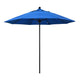 California Umbrellas Royal Blue 9' Patio Umbrella Black Pole, Olefin Canopy CAL-ALTO908302-F03