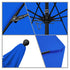 California Umbrellas Royal Blue 9' Patio Umbrella Black Pole, Olefin Canopy CAL-ALTO908302-F03