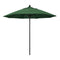 California Umbrellas Hunter Green 9' Patio Umbrella Black Pole, Olefin Canopy CAL-ALTO908302-F08