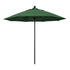 California Umbrellas Hunter Green 9' Patio Umbrella Black Pole, Olefin Canopy CAL-ALTO908302-F08