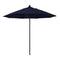 California Umbrellas Navy Blue 9' Patio Umbrella Black Pole, Olefin Canopy CAL-ALTO908302-F09