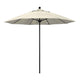 California Umbrellas Antique Beige 9' Patio Umbrella Black Pole, Olefin Canopy CAL-ALTO908302-F22