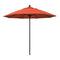 California Umbrellas Sunset 9' Patio Umbrella Black Pole, Olefin Canopy CAL-ALTO908302-F27
