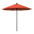 California Umbrellas Sunset 9' Patio Umbrella Black Pole, Olefin Canopy CAL-ALTO908302-F27