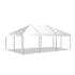 Chivari 20x30 Frame Tent with Stakes – Heavy-Duty Commercial Event Tent AMT-BDL-FRT-20x30-WHT-STK-7F