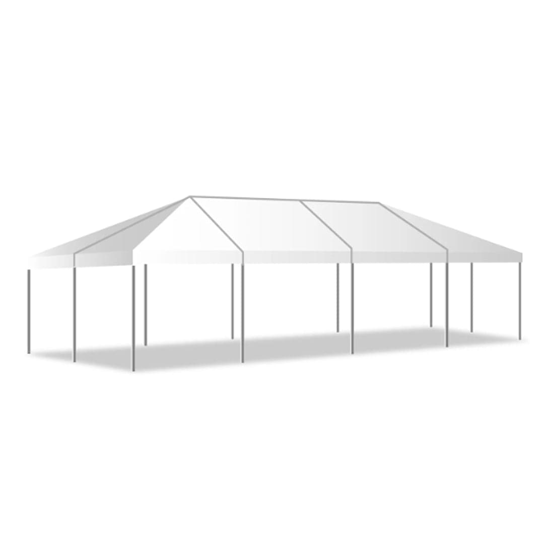 Chivari 20x40 Frame Tent with Stakes – Heavy-Duty Commercial Event Tent AMT-BDL-FRT-20x40-WHT-STK-7F