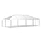 Chivari 20x40 Frame Tent with Ballasting System – Heavy-Duty Commercial Event Tent AMT-BDL-FRT-20x40-WHT-TBS-7F