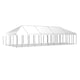Chivari 40x100 Frame Tent with Ballasting System – Heavy-Duty Commercial Event Tent AMT-BDL-FRT-40x100-WHT-TBS-7F