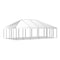 Chivari 40x60 Frame Tent with Stakes – Heavy-Duty Commercial Event Tent AMT-BDL-FRT-40x60-WHT-STK-7F
