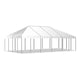 Chivari 40x60 Frame Tent with Stakes – Heavy-Duty Commercial Event Tent AMT-BDL-FRT-40x60-WHT-STK-7F
