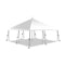 Chivari 20x20 Pole Tent with Stakes – Heavy-Duty Commercial Event Tent AMT-BDL-PLT-20x20-WHT-ALU-STK-7F