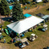 Chivari 20x40 Pole Tent with Stakes – Heavy-Duty Commercial Event Tent AMT-BDL-PLT-20x40-WHT-ALU-STK-7F