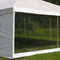 Chivari SRL Clear Sidewall Panel – Compatible with Most Commercial Event Tents AMT-MFG-SDW-SRL-MTL-CLR-WHT-7F-30F-NZP