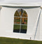 Chivari 7' x 30'  Window Sidewall Tent Panel with Side Release AMT-MFG-SDW-SRL-MTL-WDW-WHT-7F-30F-NZP