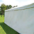 Chivari 7' x 30'  Sidewall Tent Panel with Side Release AMT-MFG-SDW-SRL-MTL-WHT-7F-30F-NZP