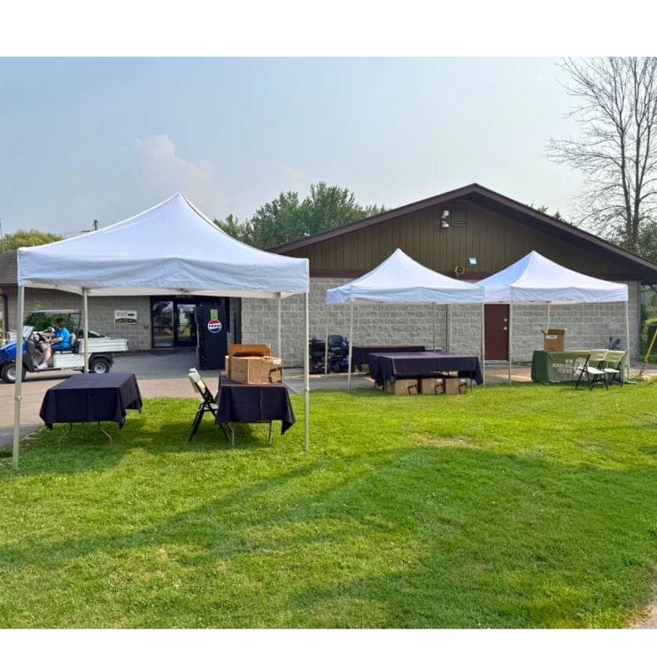 Chivari 10'x10' InstaTent BUNDLE - White Top and Structure Only AMT-PKG-PUT-10x10-WHT