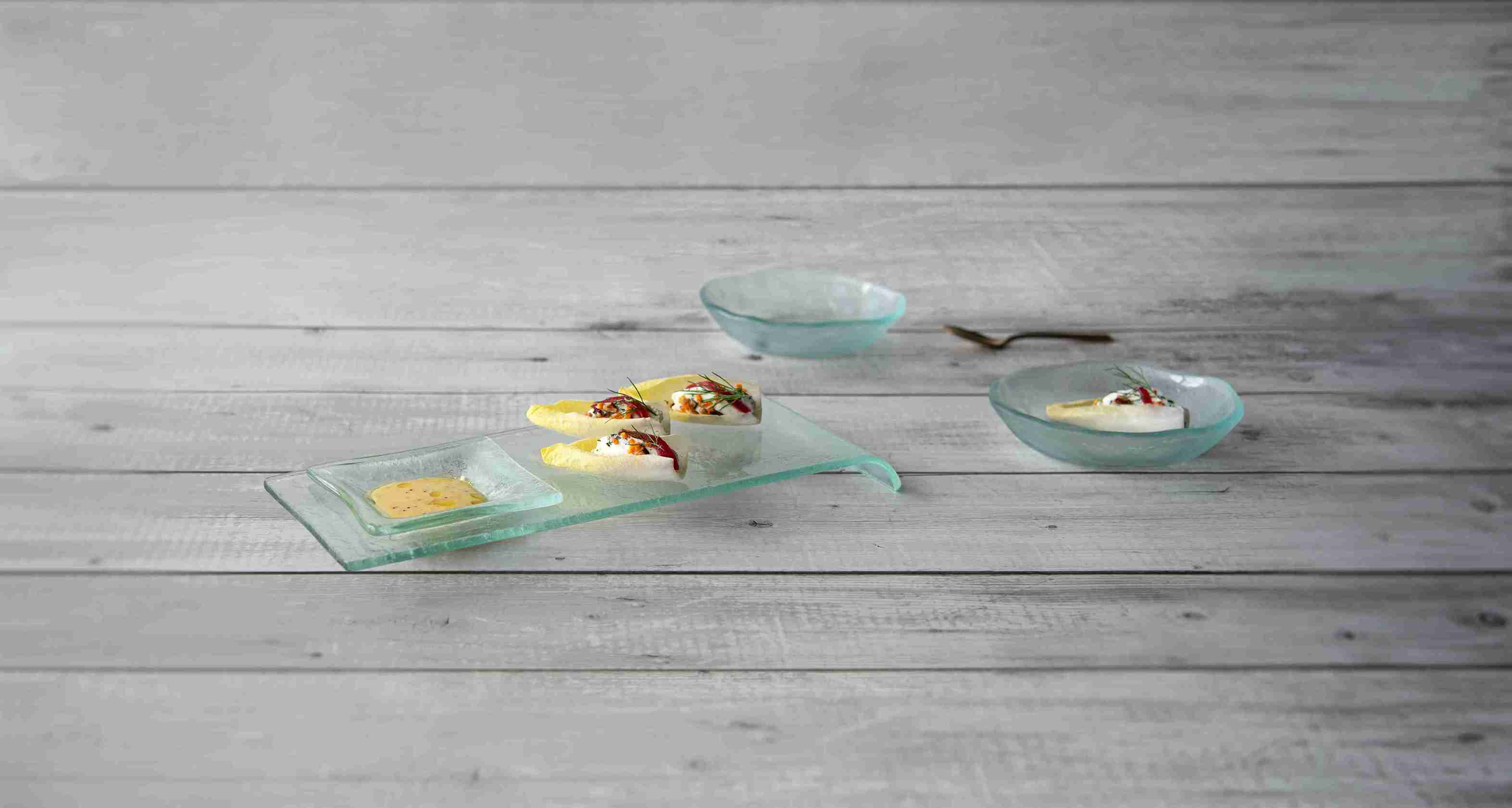 Front of the House Front of the House DSU006CLG22 12" x 5" Arctic™ Plate - Clear - Case of 6 FOH-DSU006CLG22