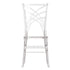 Chivari Clear Resin ProClear™ Art Deco Chair CCMRC-ZG-T