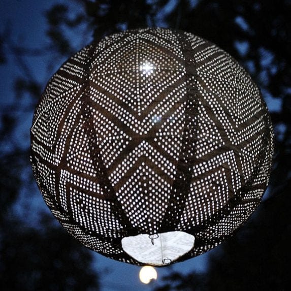 Allsop Bronze Allsop Market 12" Globe Soji Stella Solar Lantern ASP-31408