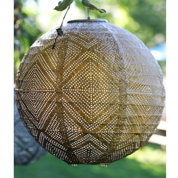 Allsop Bronze Allsop Market 12" Globe Soji Stella Solar Lantern ASP-31408