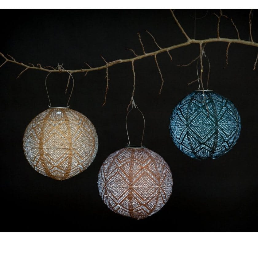 Allsop Bronze Allsop Market 12" Globe Soji Stella Solar Lantern ASP-31408