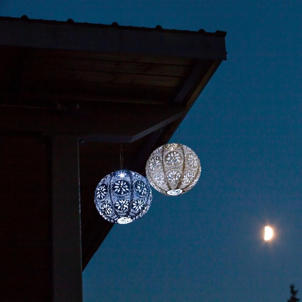 Allsop Pearl Allsop Boho 12" Globe Soji Stella Solar Lantern ASP-31598