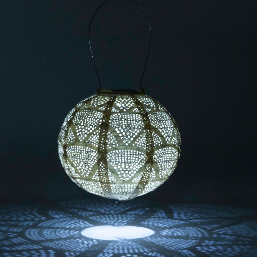 Allsop Pearl Wave Allsop 8" Globe Solar Lantern ASP-31771