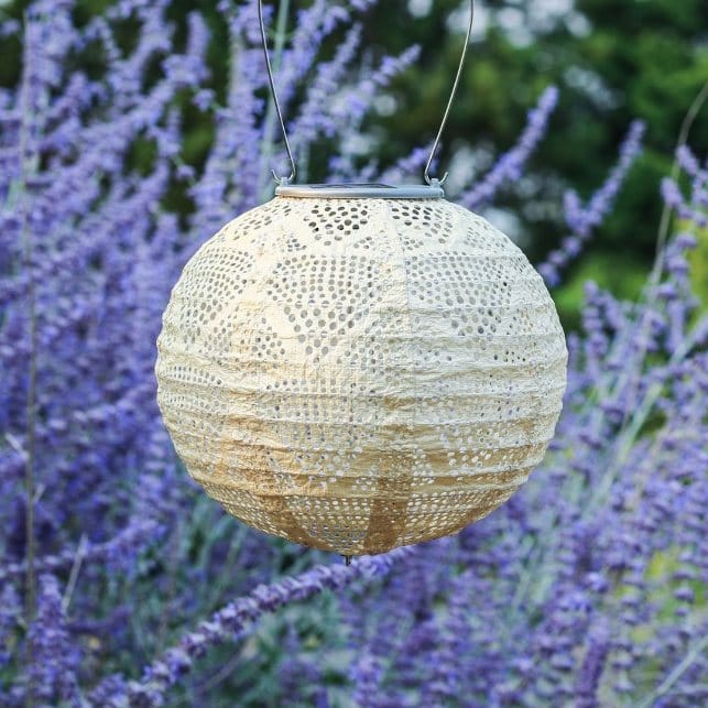 Allsop Pearl Wave Allsop 8" Globe Solar Lantern ASP-31771