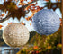 Allsop Metallic Blue Allsop Boho 12" Globe Soji Stella Solar Lantern ASP-31836