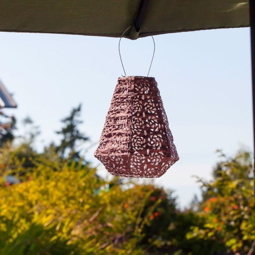 Allsop Metallic Orchid Allsop Prism 10" x 11" Solar Lantern ASP-31839