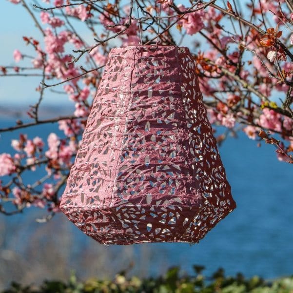 Allsop Metallic Orchid Allsop Prism 10" x 11" Solar Lantern ASP-31839