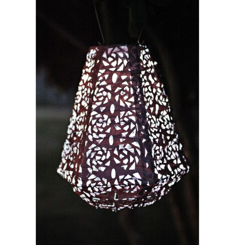 Allsop Metallic Orchid Allsop Prism 10" x 11" Solar Lantern ASP-31839