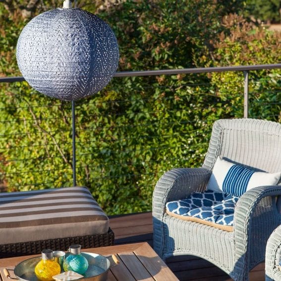 Allsop Metallic Blue Allsop Chevron 18