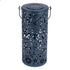 Allsop Midnight Blue Allsop Bloom Lantern Punched Metal Solar Light ASP-32160