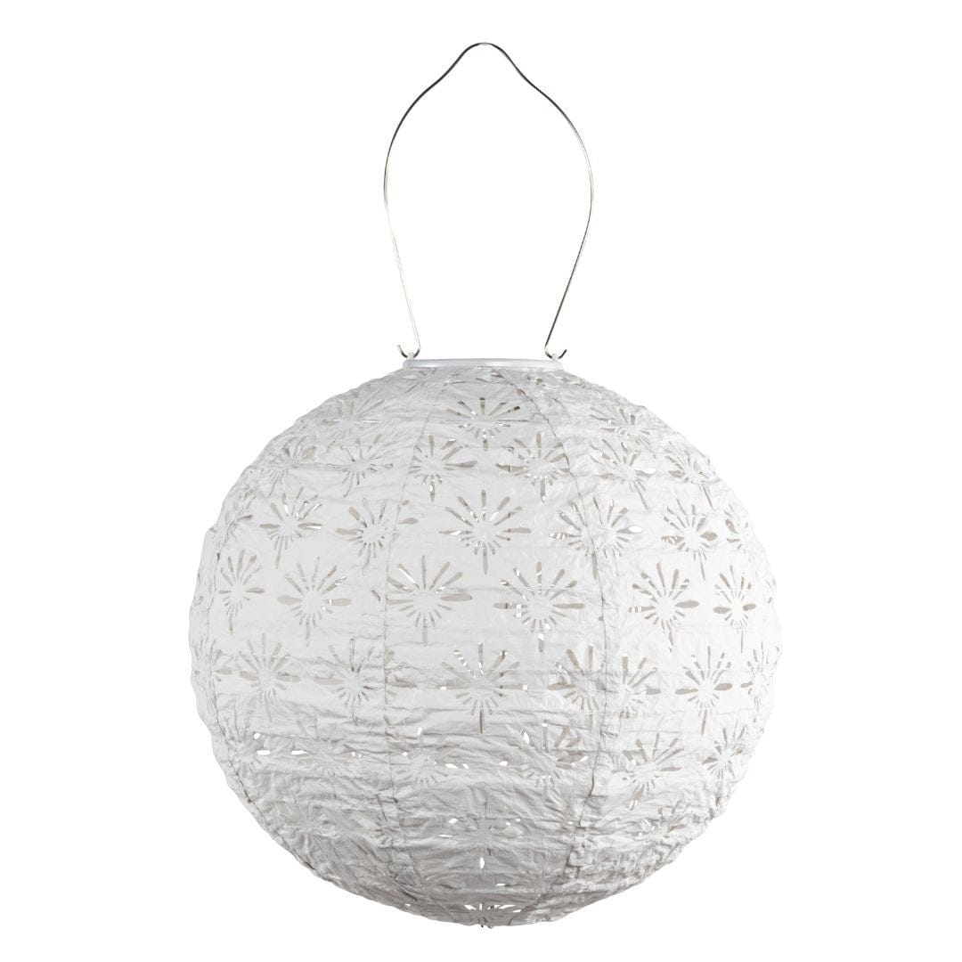 Allsop Porcelain Allsop Deco 12" Globe Soji Stella Solar Lantern ASP-32361