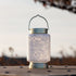 Allsop White Cylinder Allsop Boaters Lantern Hand Blown Glass Solar Lantern ASP-32408