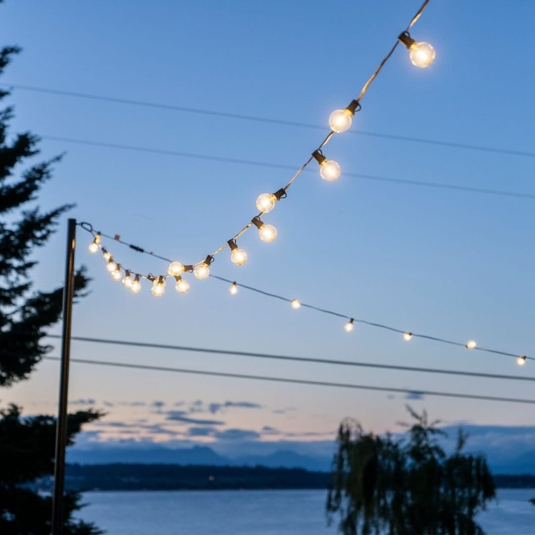 Allsop Black Allsop G40 LED Bistro String Elegant Outdoor Lighting Solution ASP-32432