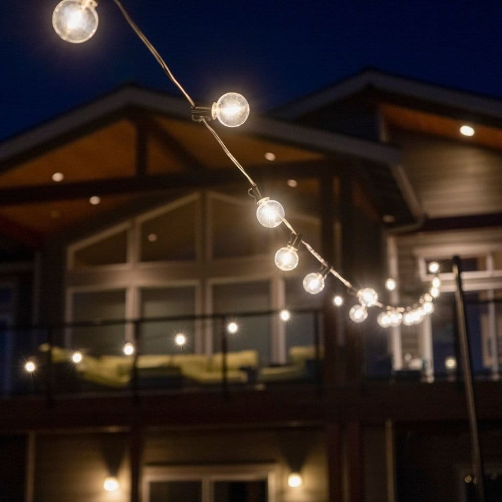 Allsop Black Allsop G40 LED Bistro String Elegant Outdoor Lighting Solution ASP-32432
